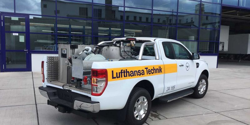 Lkw Speziallösungen - individueller Fahrzeugbau für Lufthansa